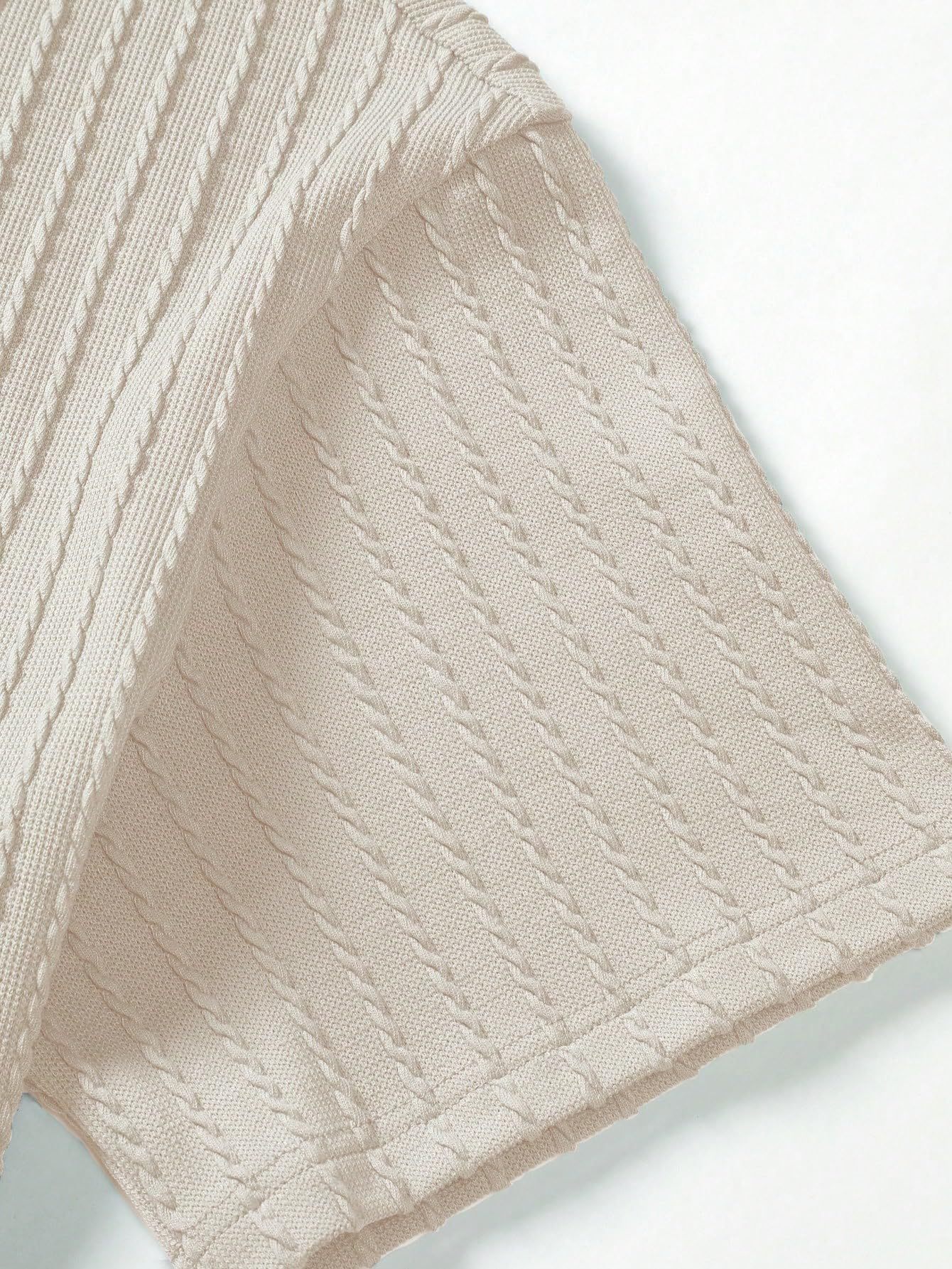 Men's casual gorgeous textured printed shorts set