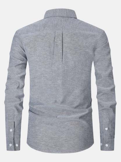 Long Sleeve Pocket Button Up Shirt