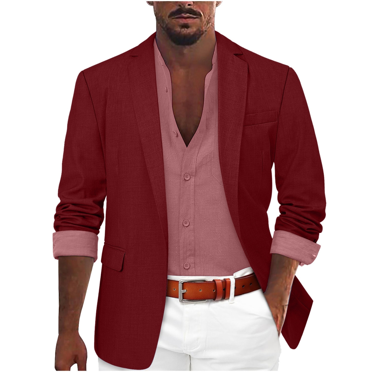 Men's Commuter Casual Solid Color Blazer