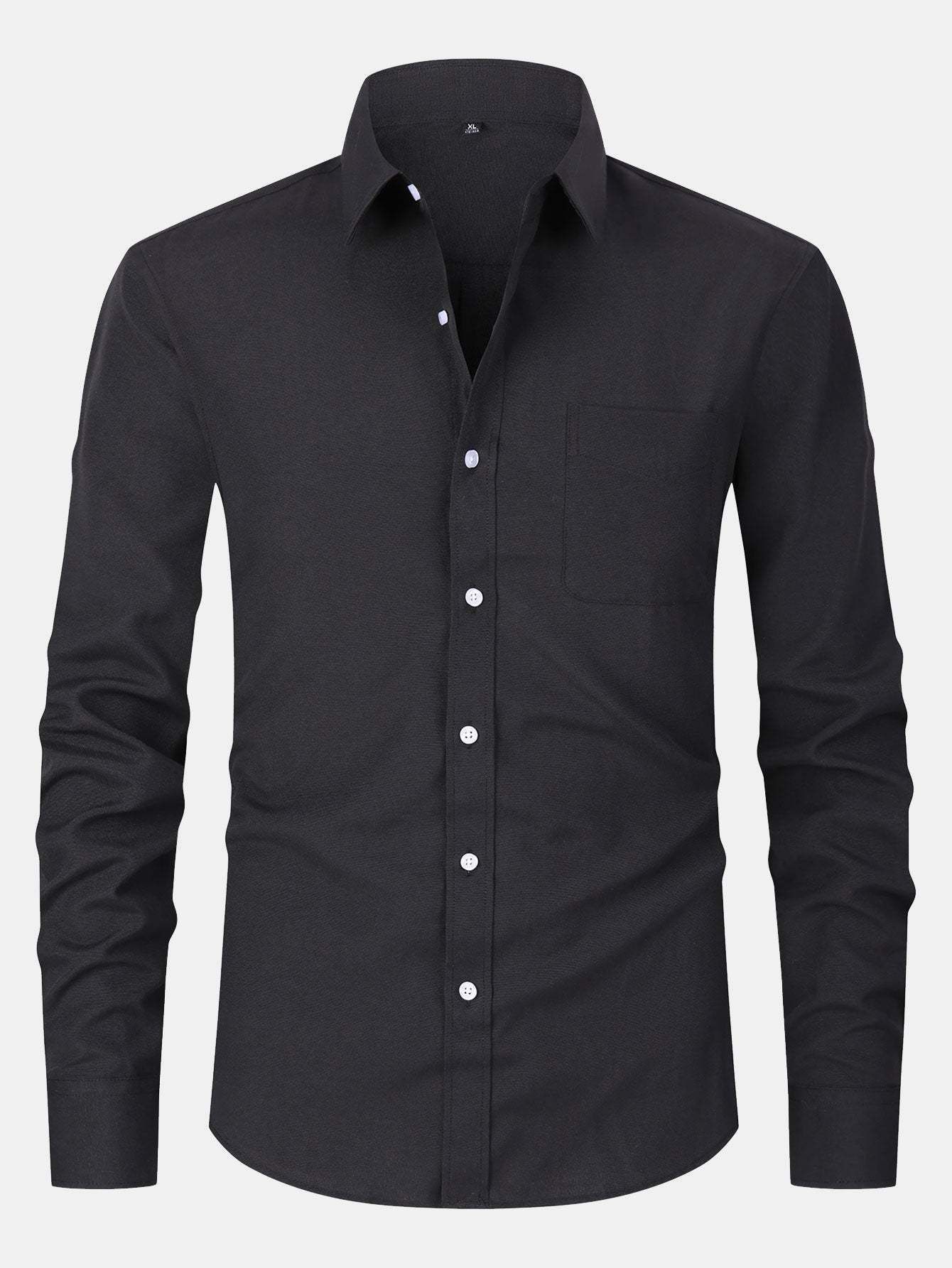 Long Sleeve Pocket Button Up Shirt