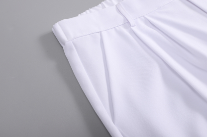 Men's White Two-Piece Casual Suit