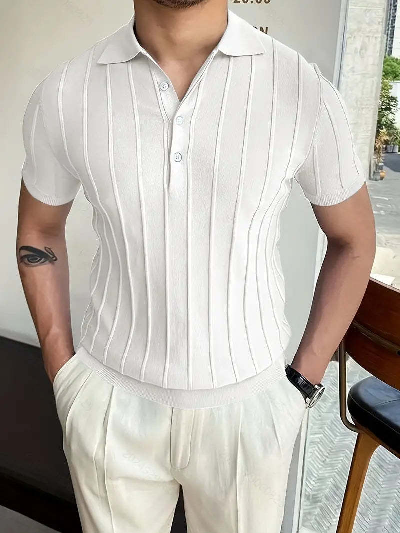 Casual Elegance Striped Shirt