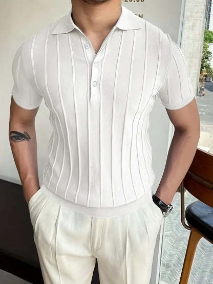 Casual Elegance Striped Shirt