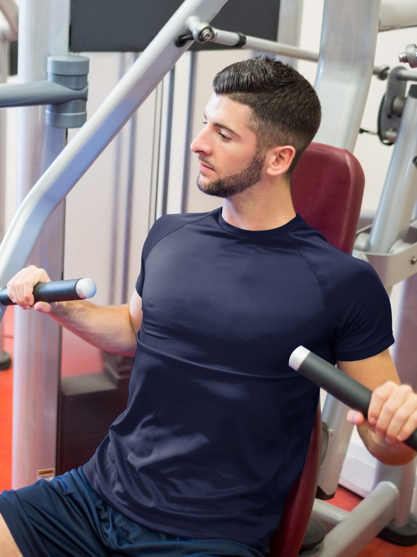 Teesmen 3 Pack Quick Dry T Shirt Running Shirts Men Sport Tops Gym Wicking Athletic T Shirts Breathable Workout Shirts