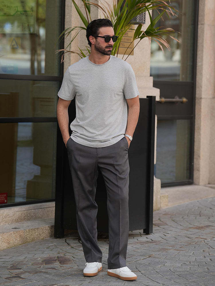 Classic Expandable Waist Dress Pants