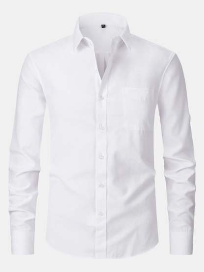 Long Sleeve Pocket Button Up Shirt