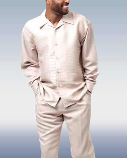 Men's Fashion Casual Long Sleeve Walking Suit