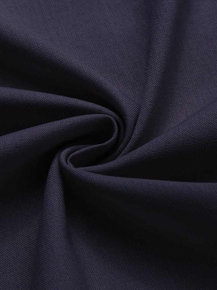 Casual Elastic Waist Linen Blend Pants