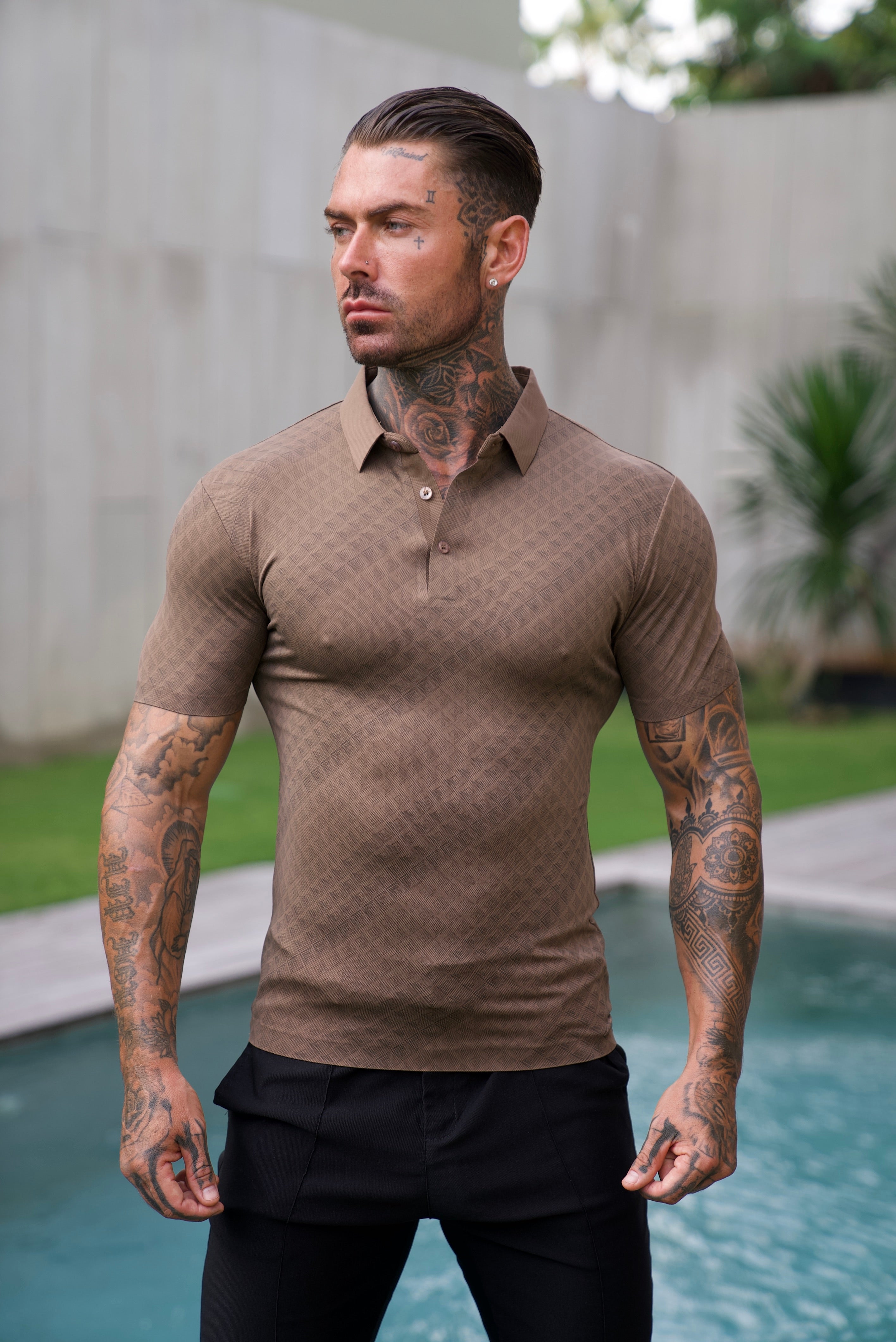 Tenace: Crosshatch Polo