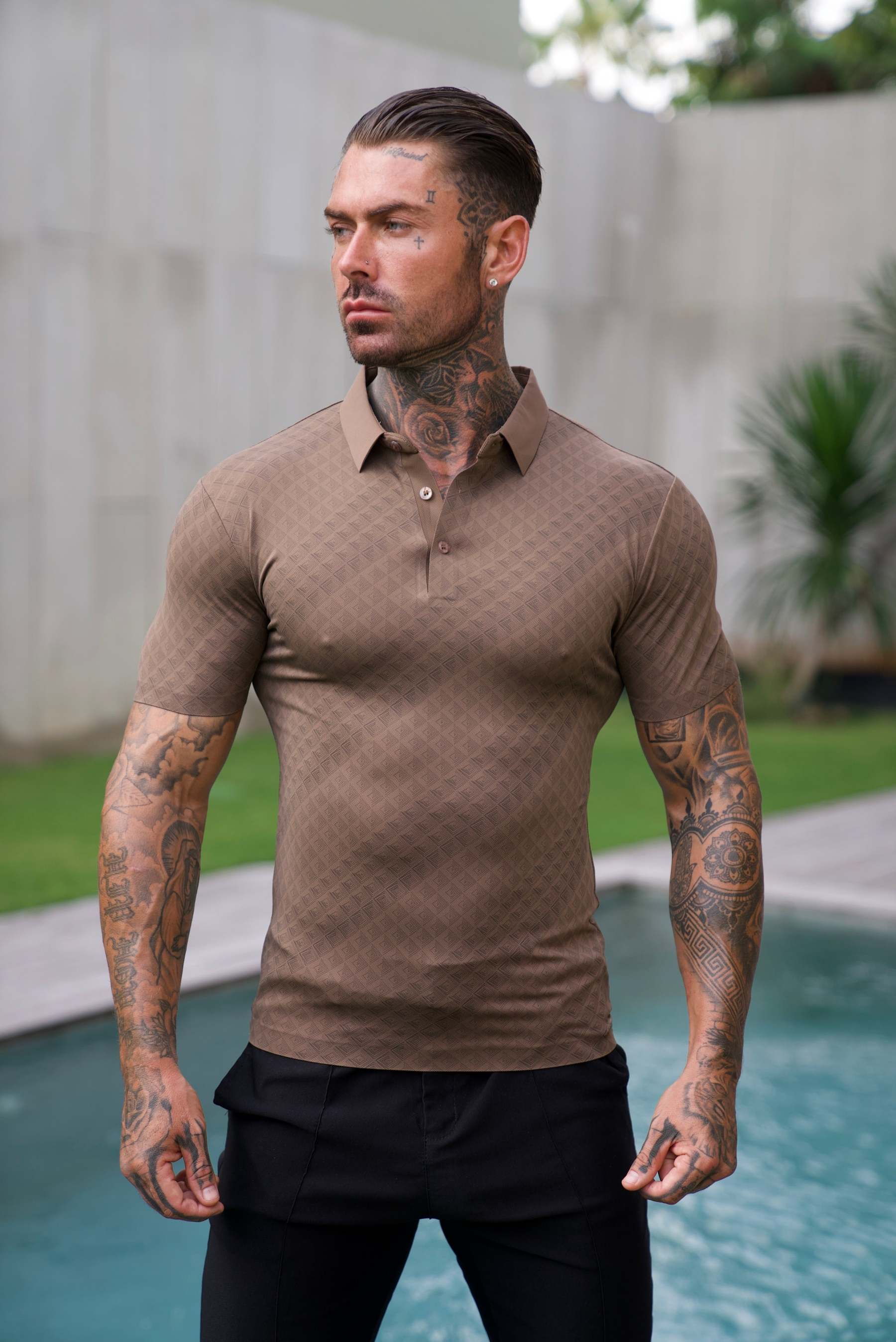 Tenace: Crosshatch Polo