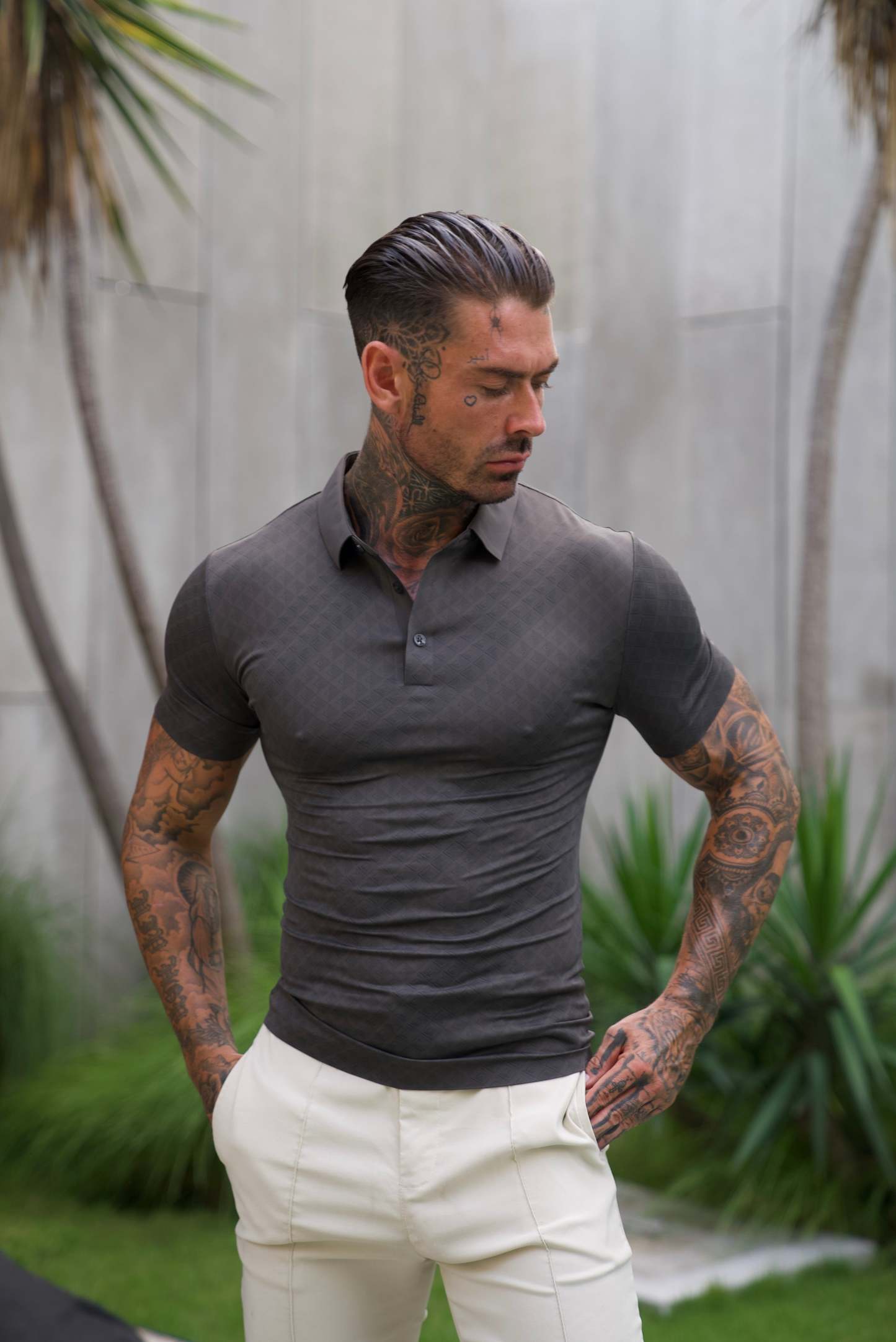 Tenace: Crosshatch Polo