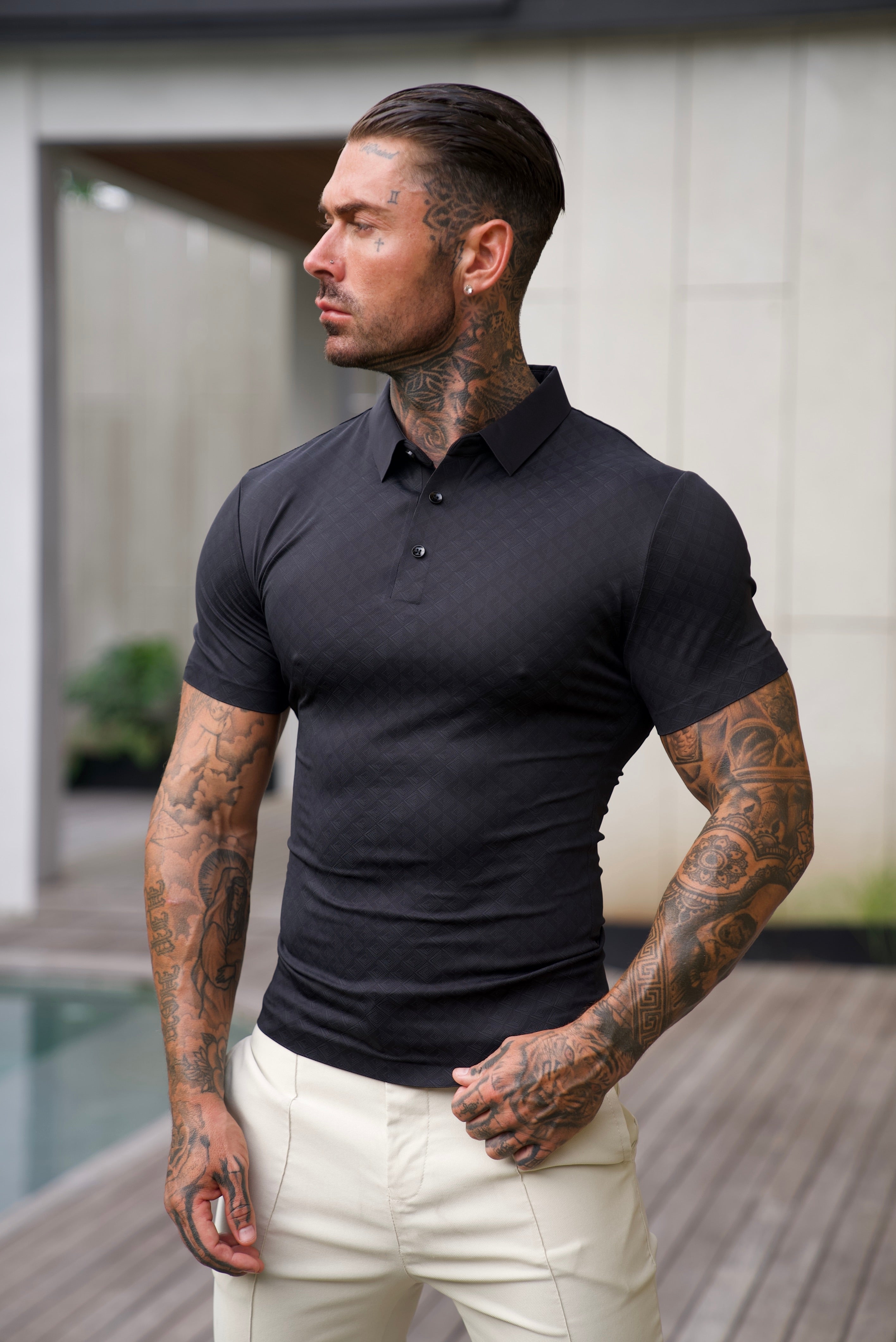 Tenace: Crosshatch Polo