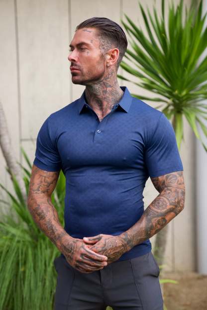 Tenace: Crosshatch Polo