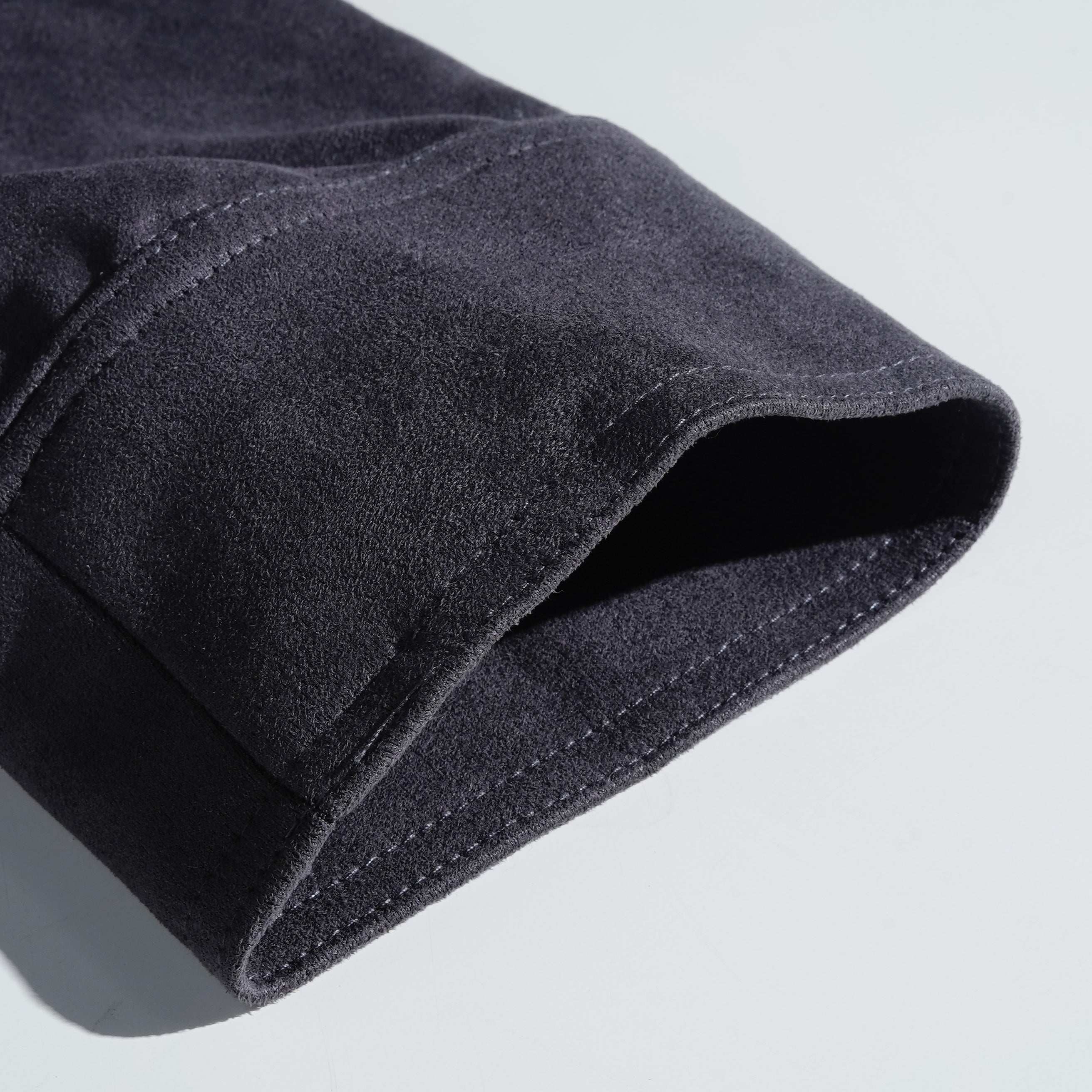 Men's Vintage Suede Single Breasted Stand Collar Jacket