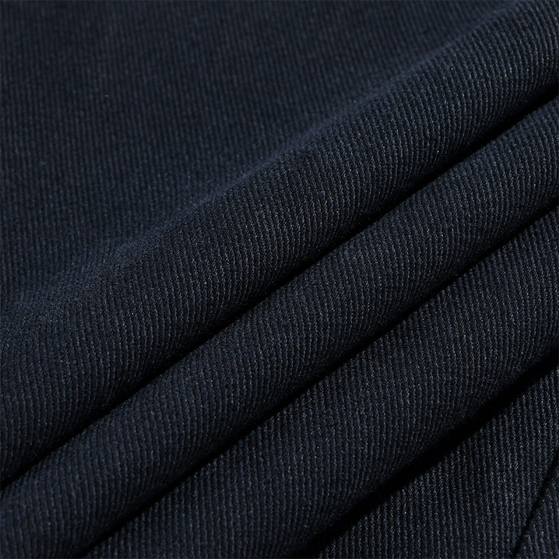Men's Vintage Casual Solid Stand Collar Button Jacket