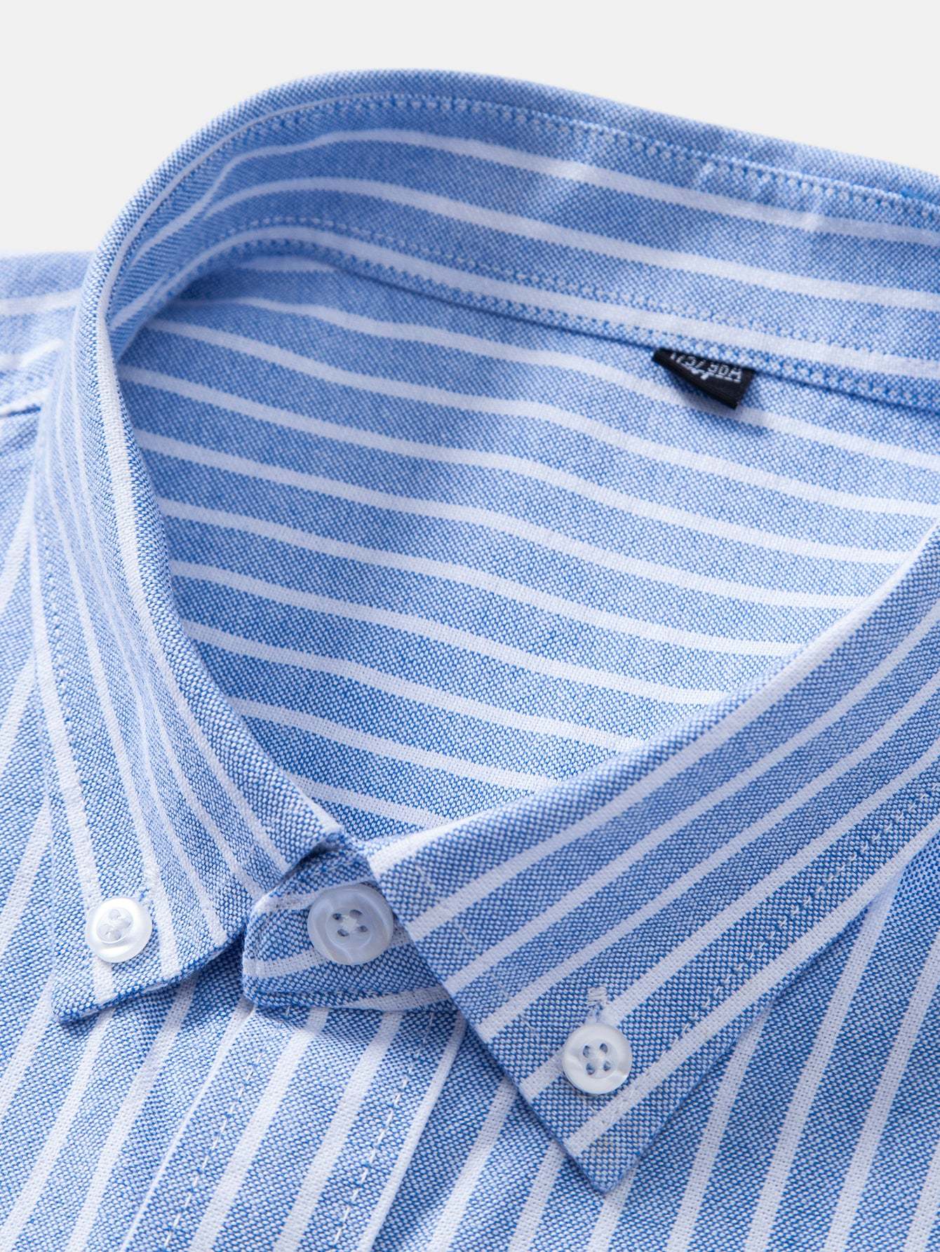 Cowboy Embroidery Cotton Stripe Shirt