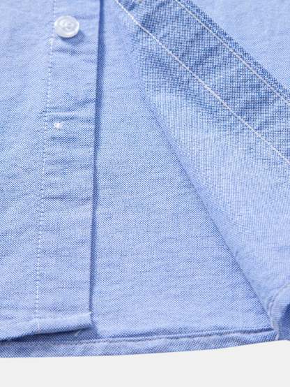 Cowboy Embroidery Cotton Button Up Shirt