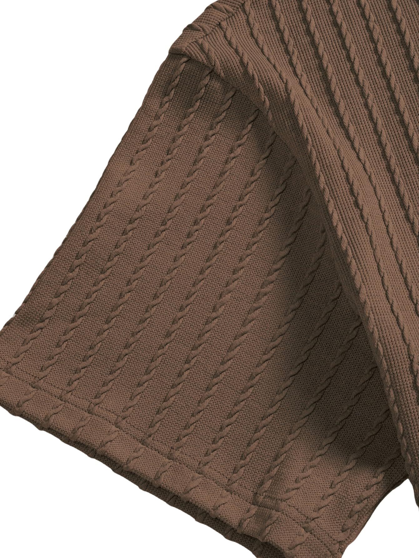 Men's casual gorgeous textured printed shorts set