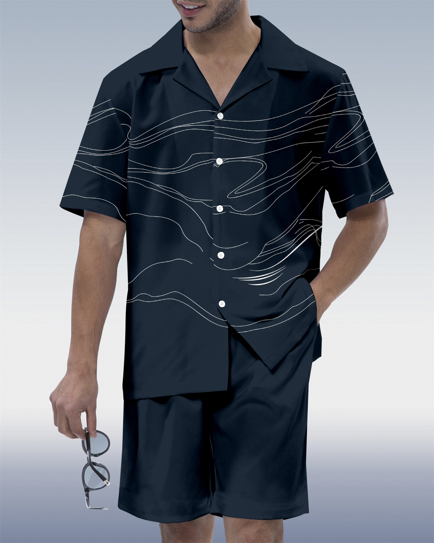 Men's Hawaiian Vacation Short Sleeve Set