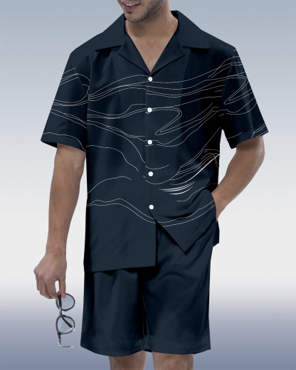 Men's Hawaiian Vacation Short Sleeve Set
