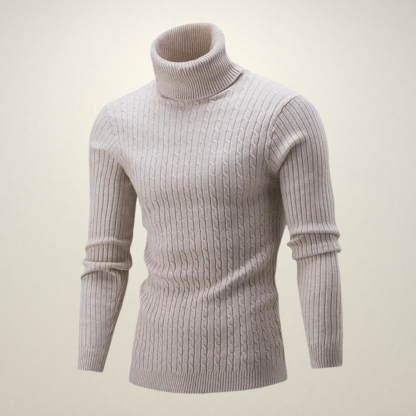 [SOLD OUT] Grigio: Warm Knit Turtleneck Pullover