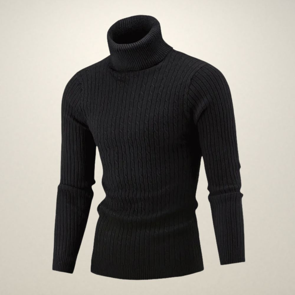 [SOLD OUT] Grigio: Warm Knit Turtleneck Pullover