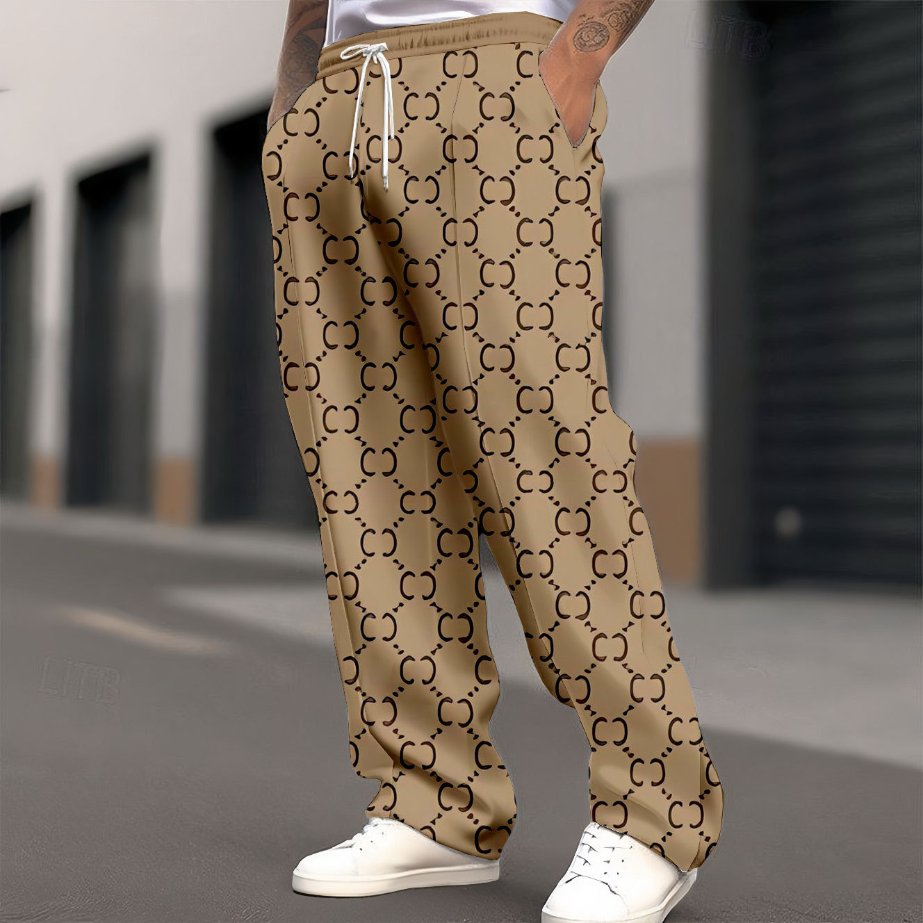 Men's Casual Color Matching Pants