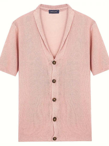 Knitted Buttoned Shirt