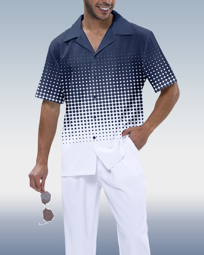 Suitmens Men's White Two-Piece Casual Suit 002