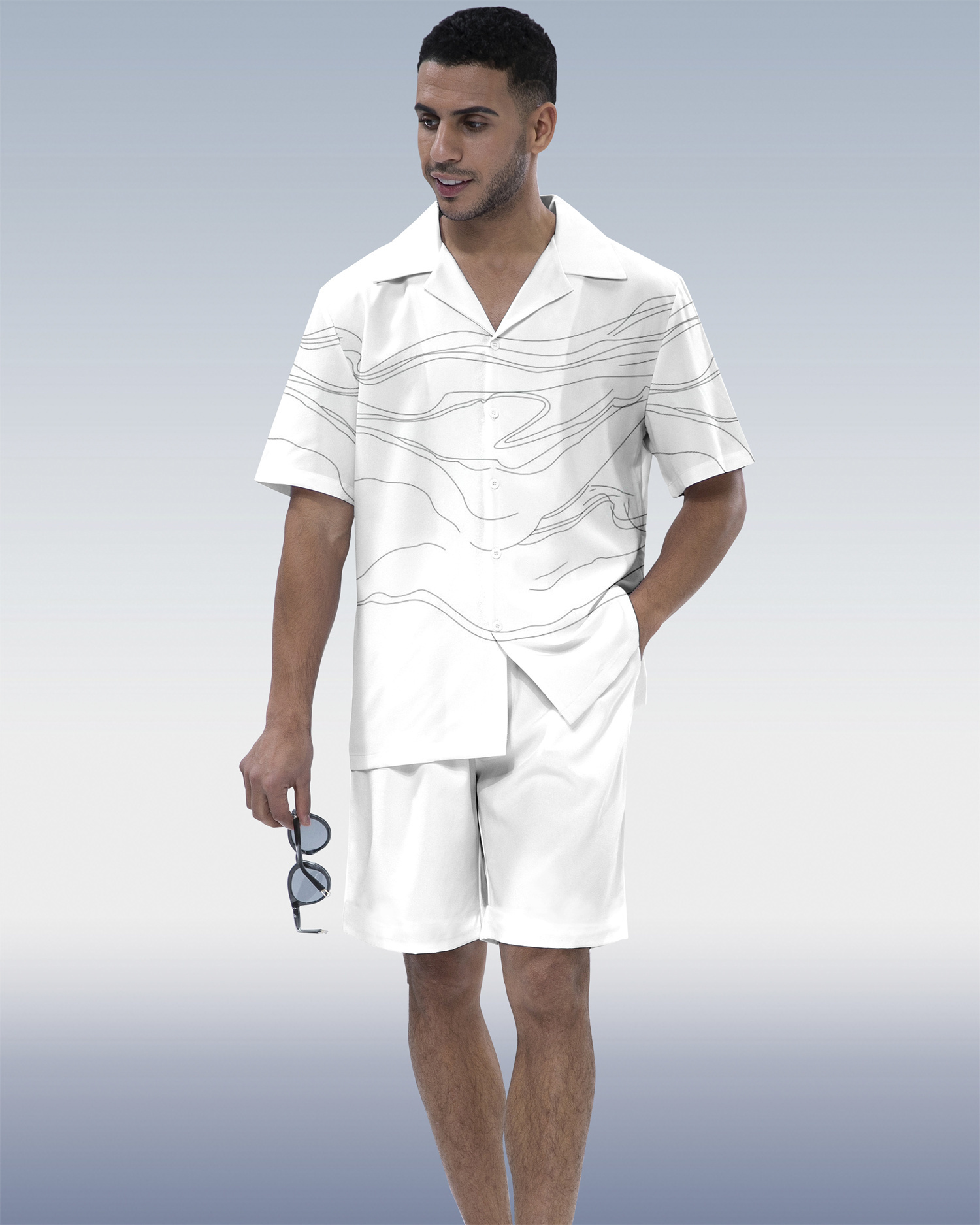 Men's Hawaiian Vacation Short Sleeve Set