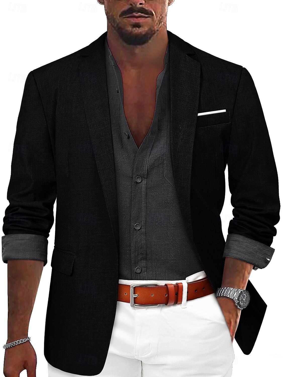 Men's Commuter Casual Solid Color Blazer