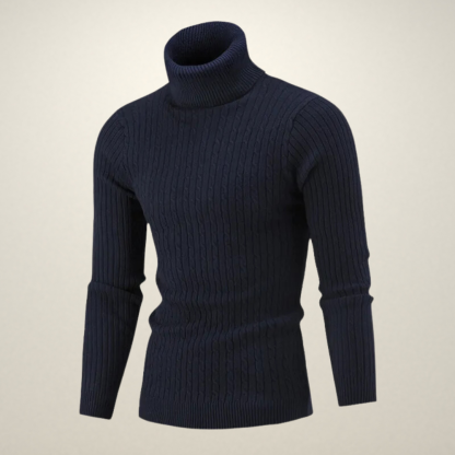 [SOLD OUT] Grigio: Warm Knit Turtleneck Pullover