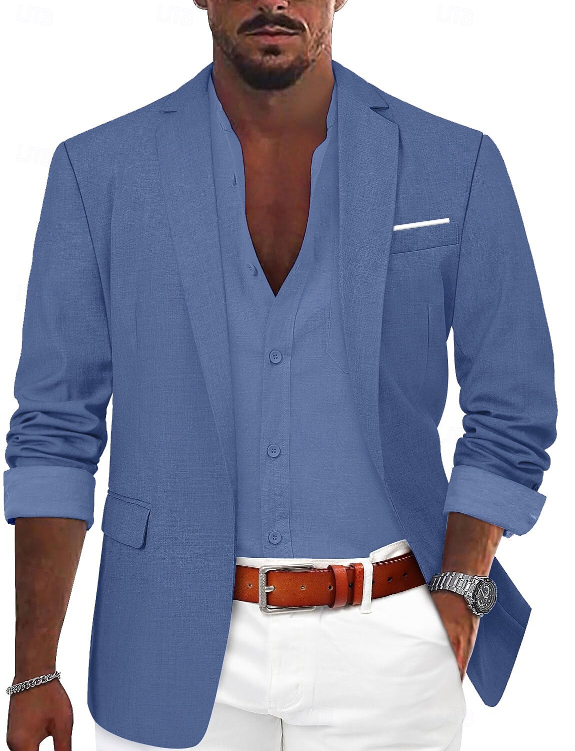 Men's Commuter Casual Solid Color Blazer