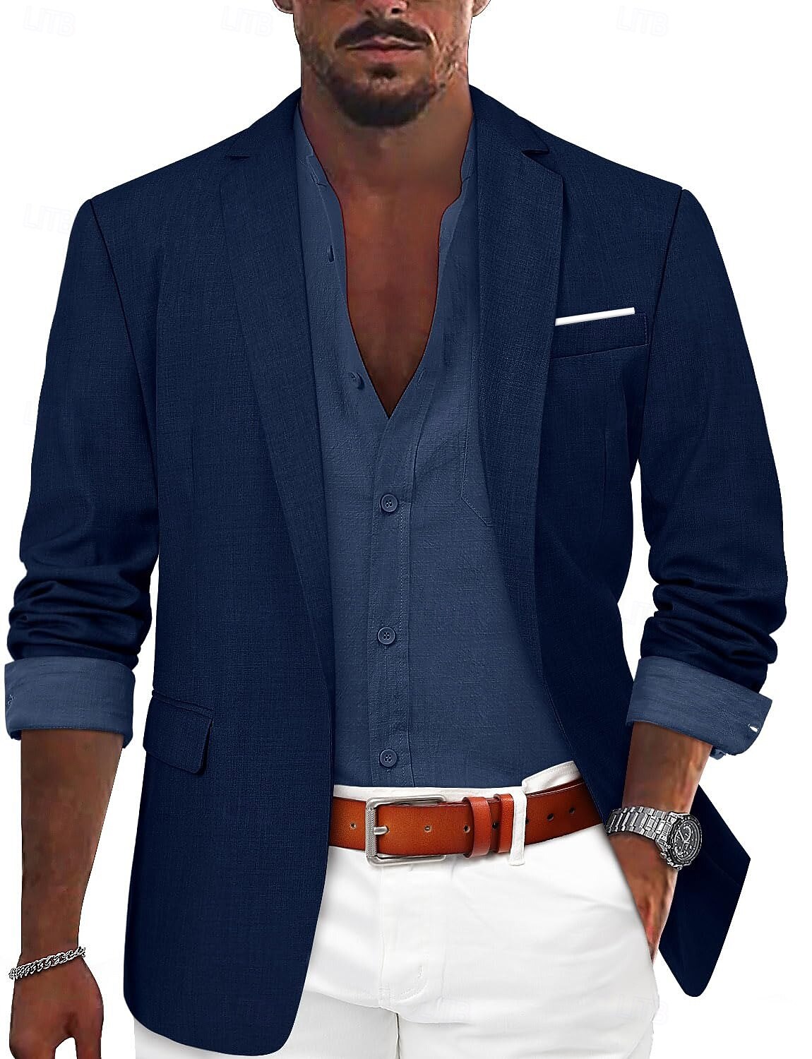 Men's Commuter Casual Solid Color Blazer