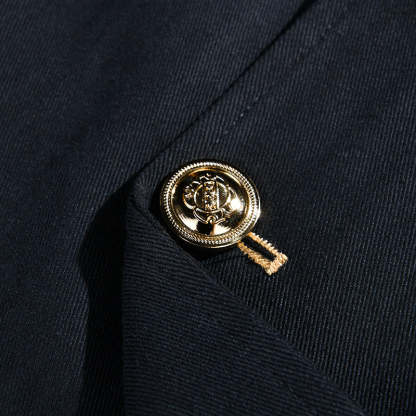 Men's Vintage Casual Solid Stand Collar Button Jacket