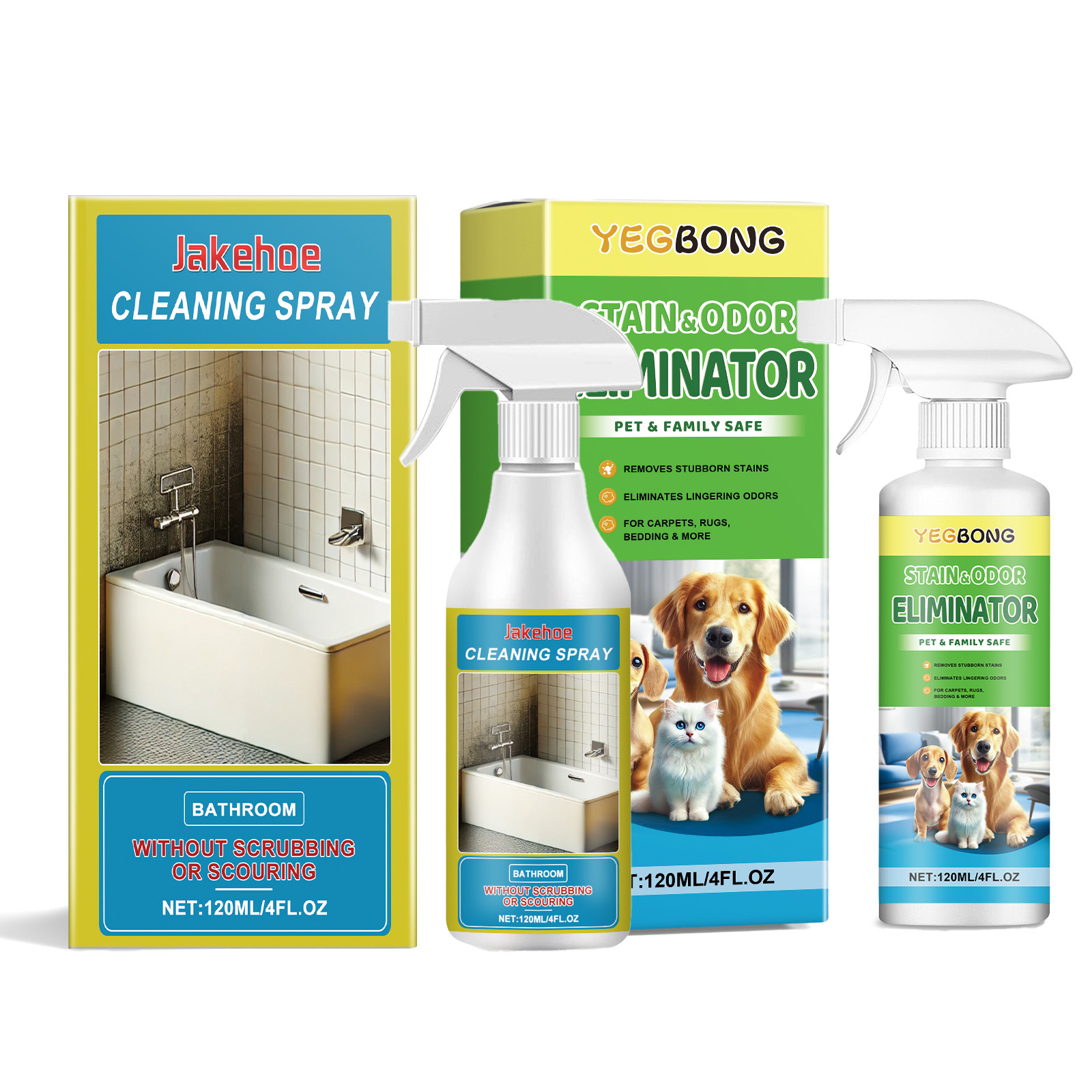 🐱Pet stain remover set