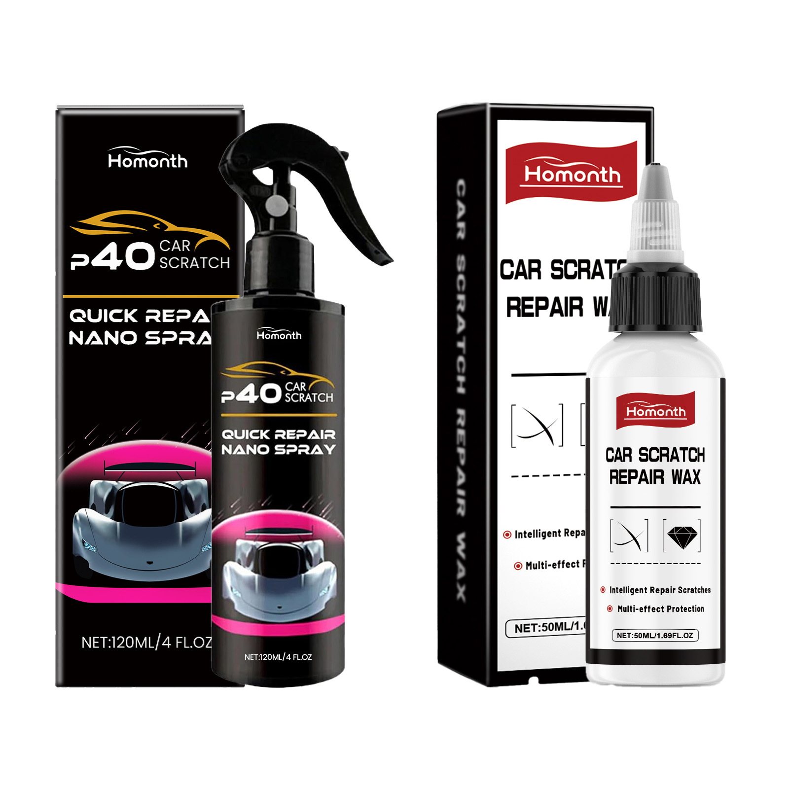 🚐Car Scratch Repair Nano Wax Paint Care set