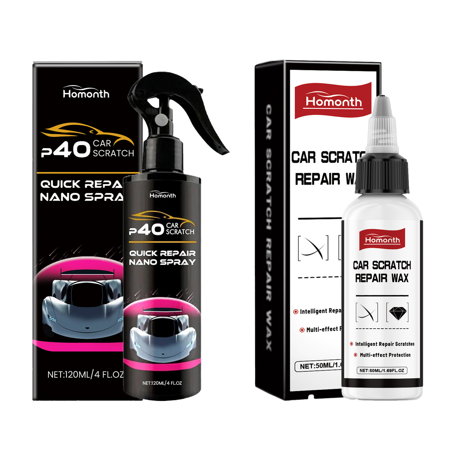 🚐Car Scratch Repair Nano Wax Paint Care set
