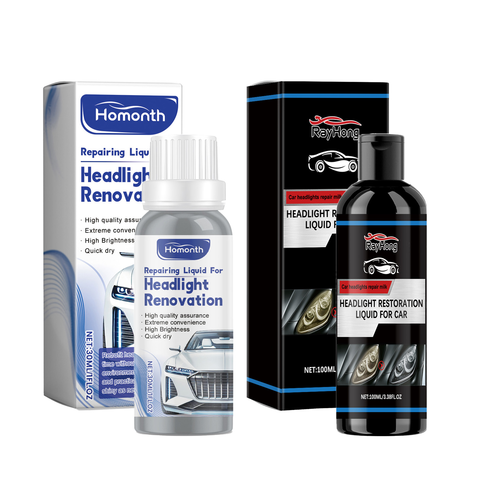 ✨Car headlight repair fluid set