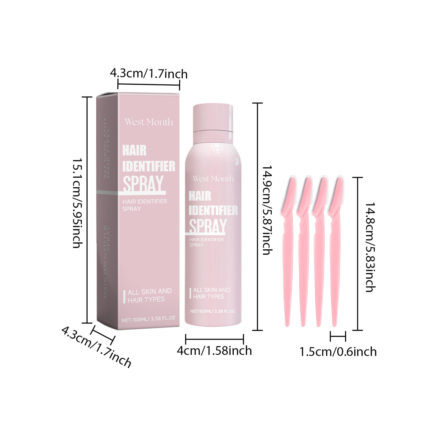 hair reduction spray	
