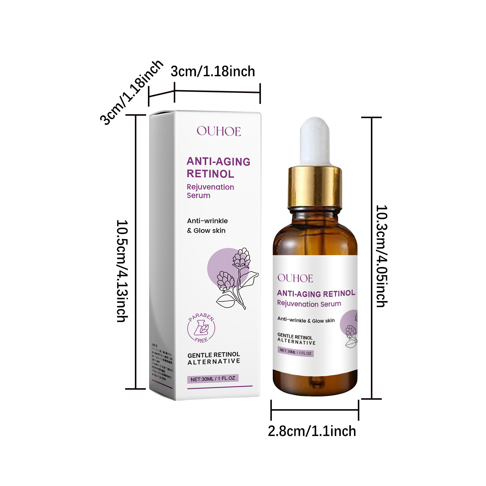 OUHOE Retinol Anti-Wrinkle Face Serum 30ml