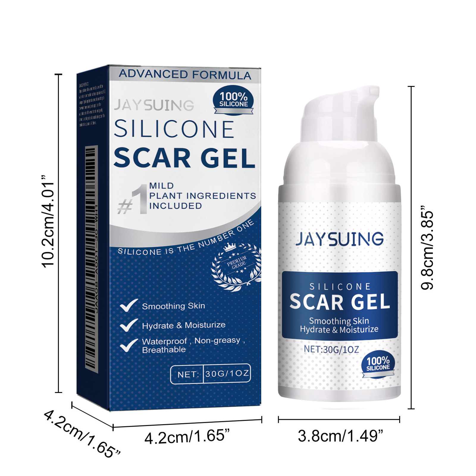 Jaysuing Skinuva Scar Repair Gel 30g Smooth Skin for All Skin Types