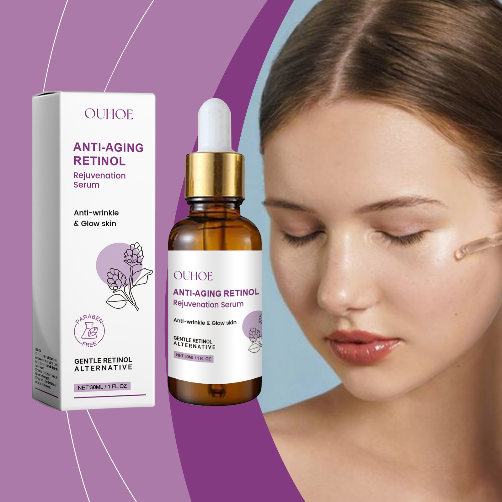 OUHOE Retinol Anti-Wrinkle Face Serum 30ml