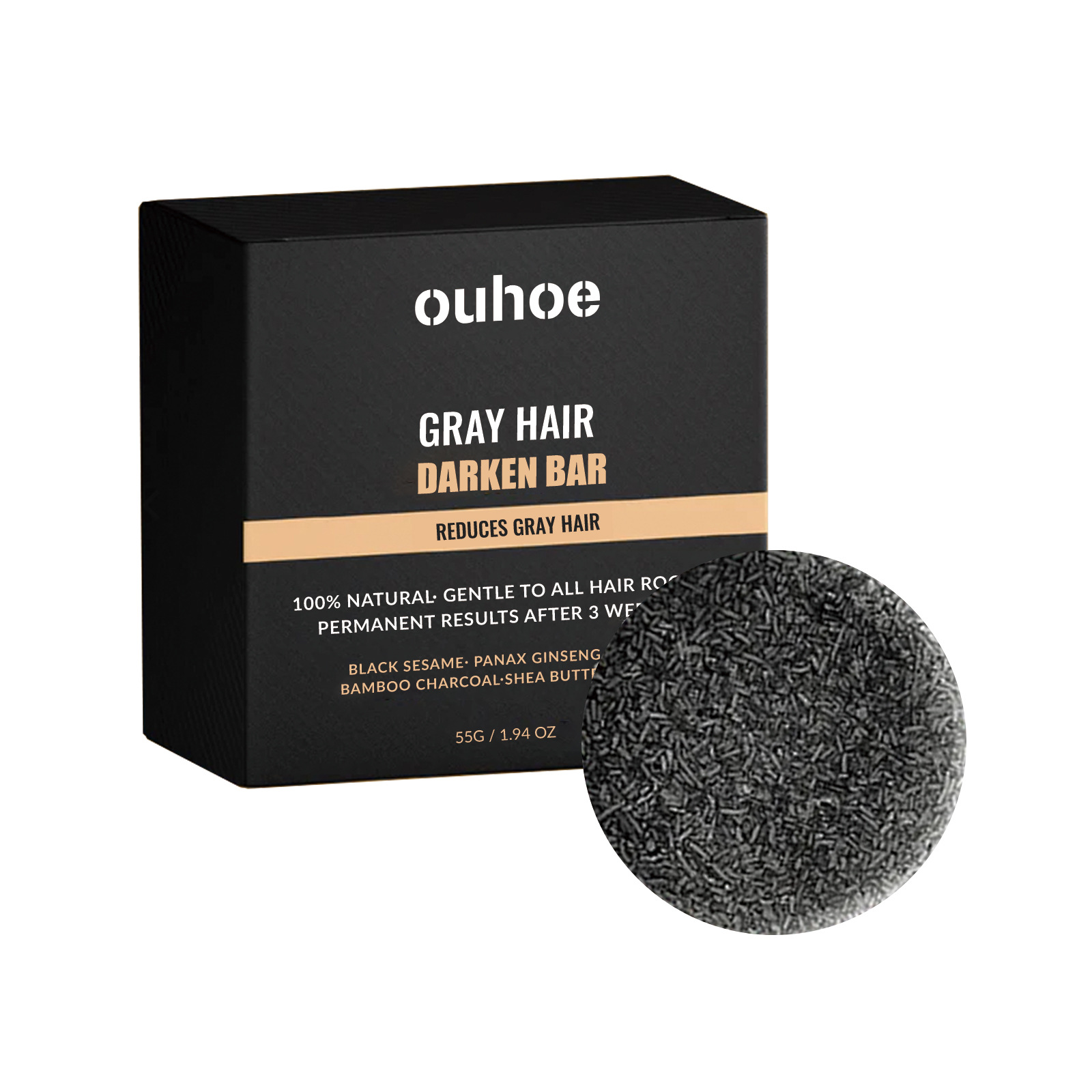 Ouhoe black soap for hair