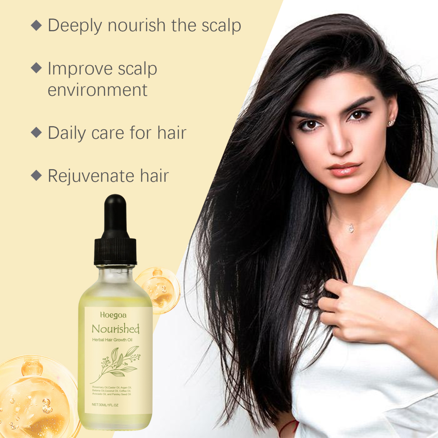 HOEGOA natural hair oil for growth