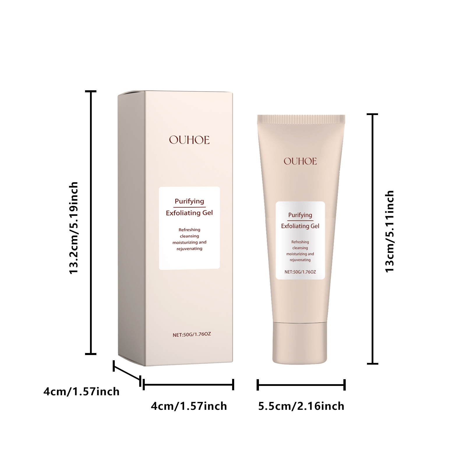 OUHOE exfoliating scrub