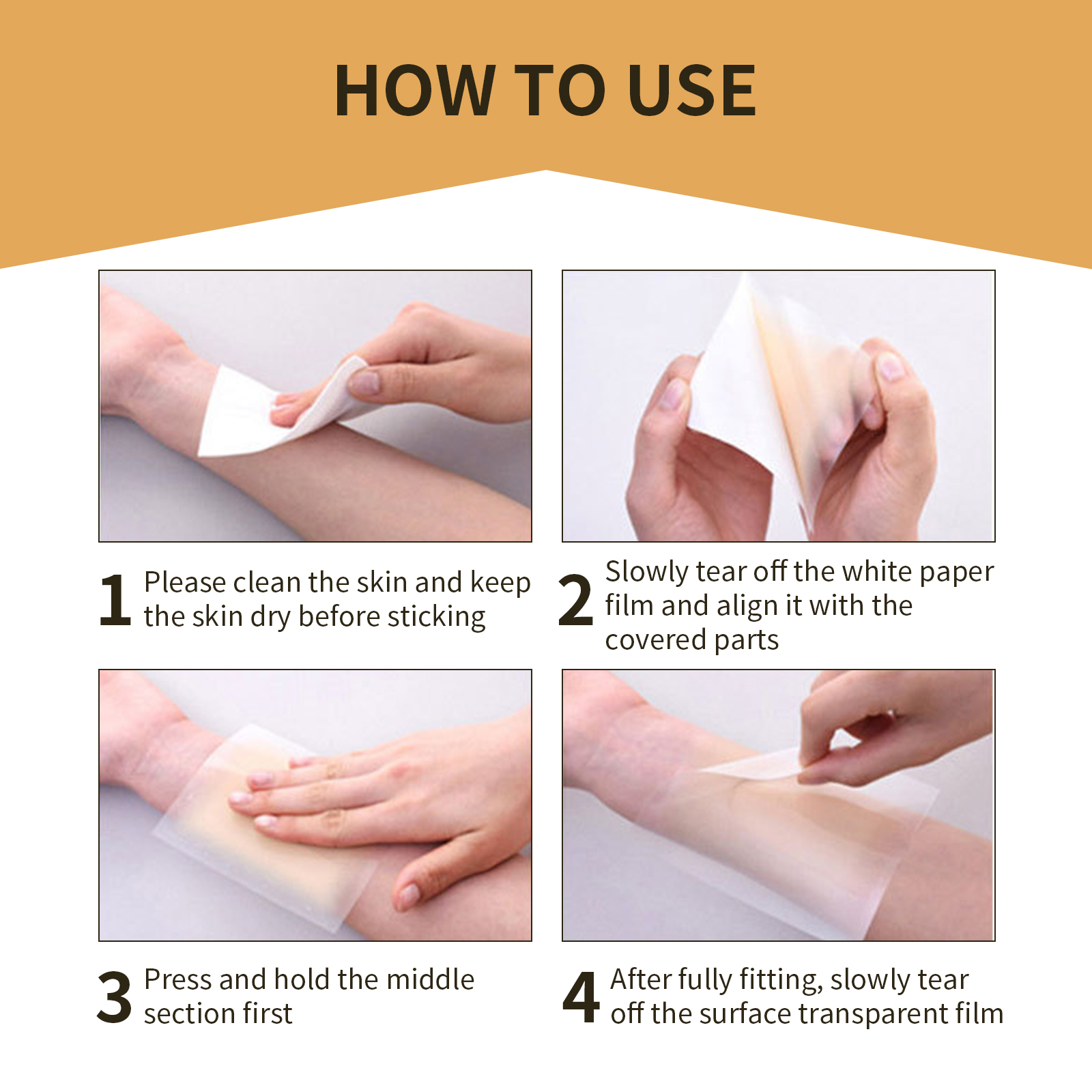 Jaysuing invisible concealer patch skin concealer tattoo scar cover patch invisible waterproof skin color cover patch-CLEJOY