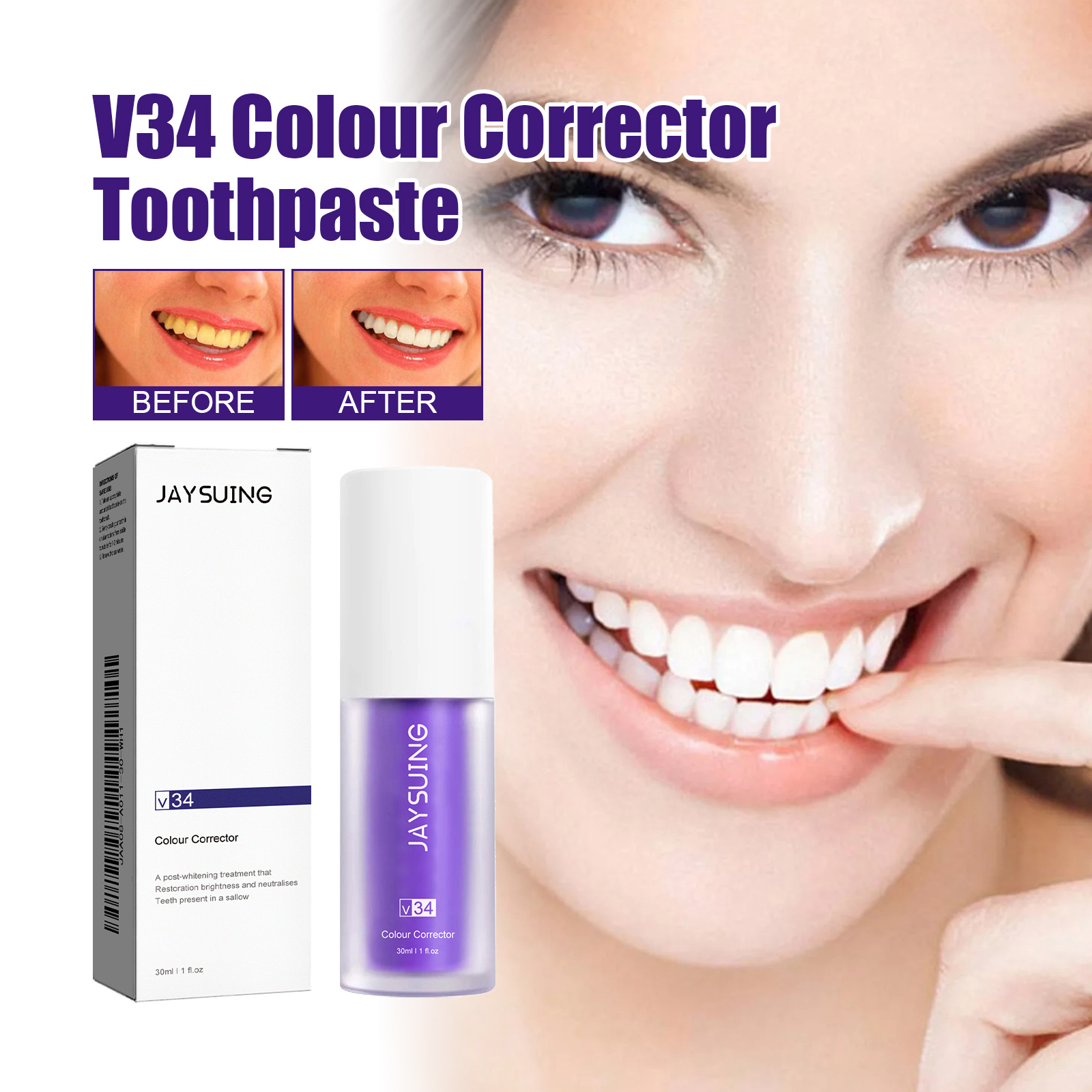 Jaysuing v34 purple toothpaste
