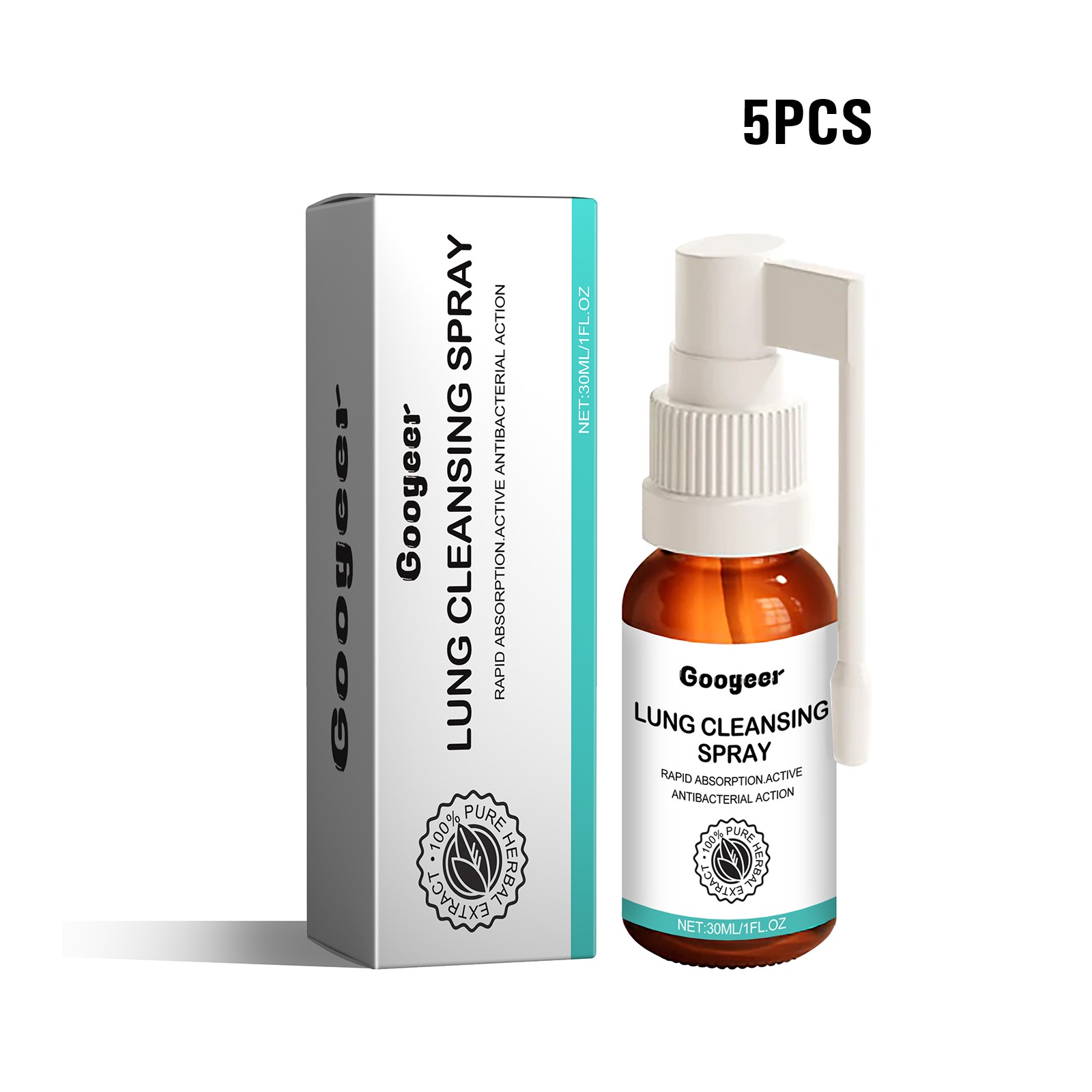 Googeer Body Cleansing Spray - Relieves Dry, Itchy Throat, Cough, and Sore Throat - Body Care Drops