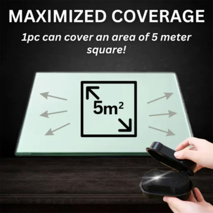 Homonth Car Sponge Cleaner Windshield Hydrophobic Window Brightening Portable Tempered Glass Cleaning Sponge-CLEJOY